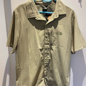 The North Face Men's Khaki Button Down Shirt